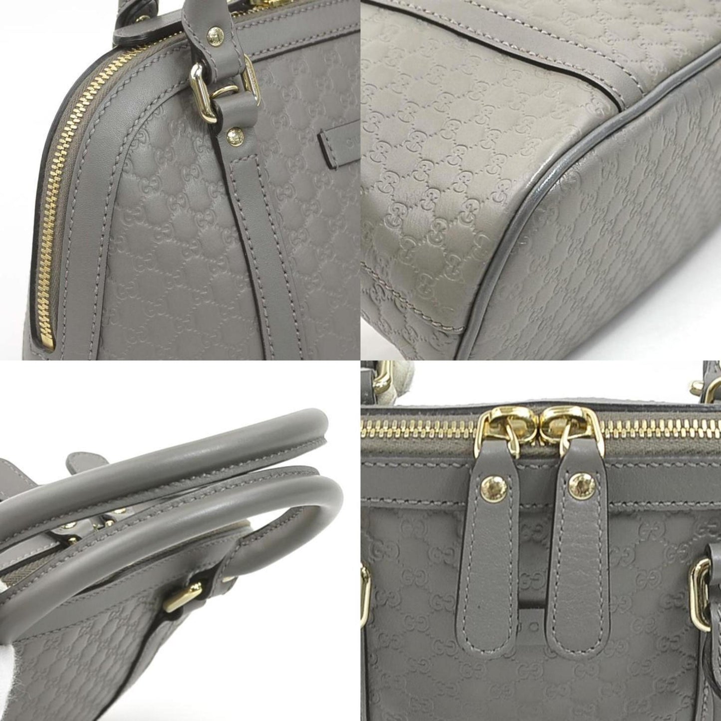 Gucci Guccissima, Grey, Leather, handbag