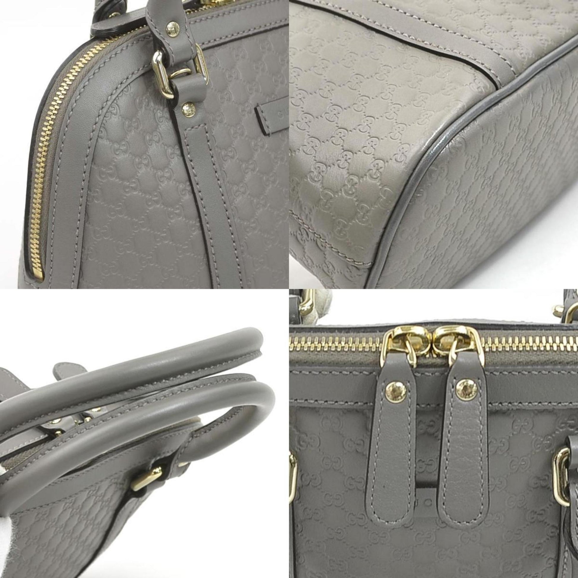 Gucci Guccissima, Grey, Leather, handbag