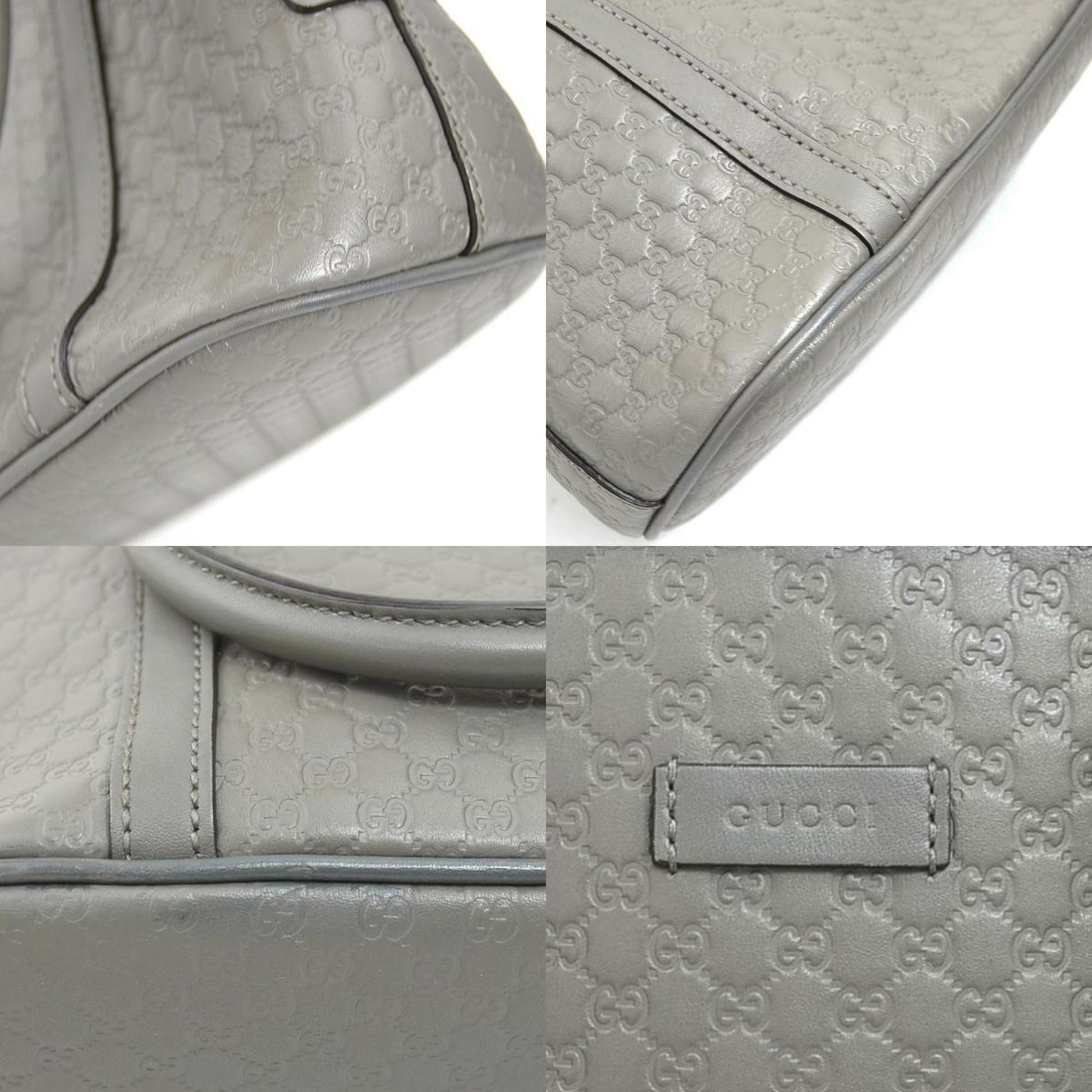 Gucci Guccissima, Grey, Leather, handbag