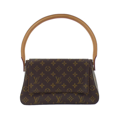 Louis Vuitton Mini looping, Brown, Canvas, shoulder