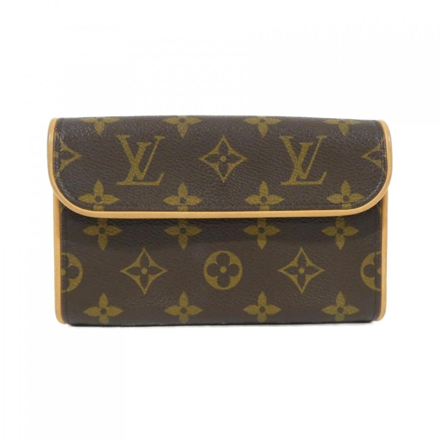 Louis Vuitton Florentine, Brown, Canvas, clutch