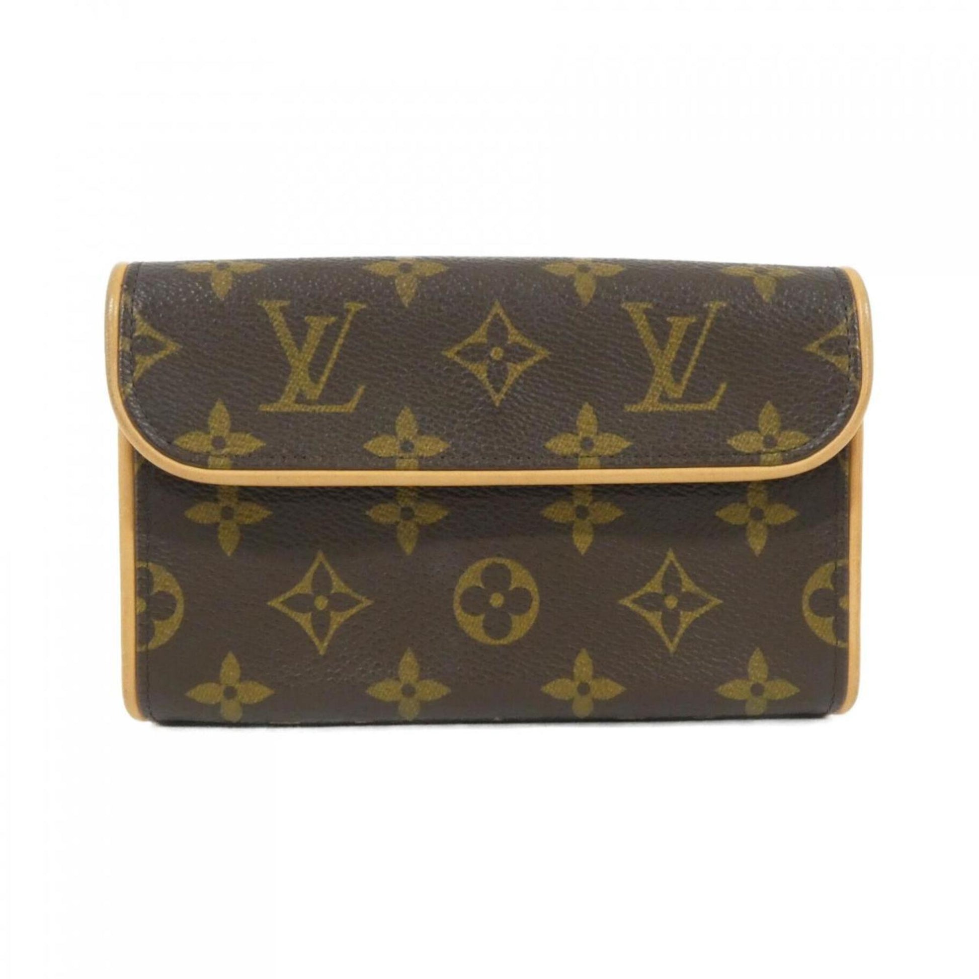 Louis Vuitton Florentine, Brown, Canvas, clutch