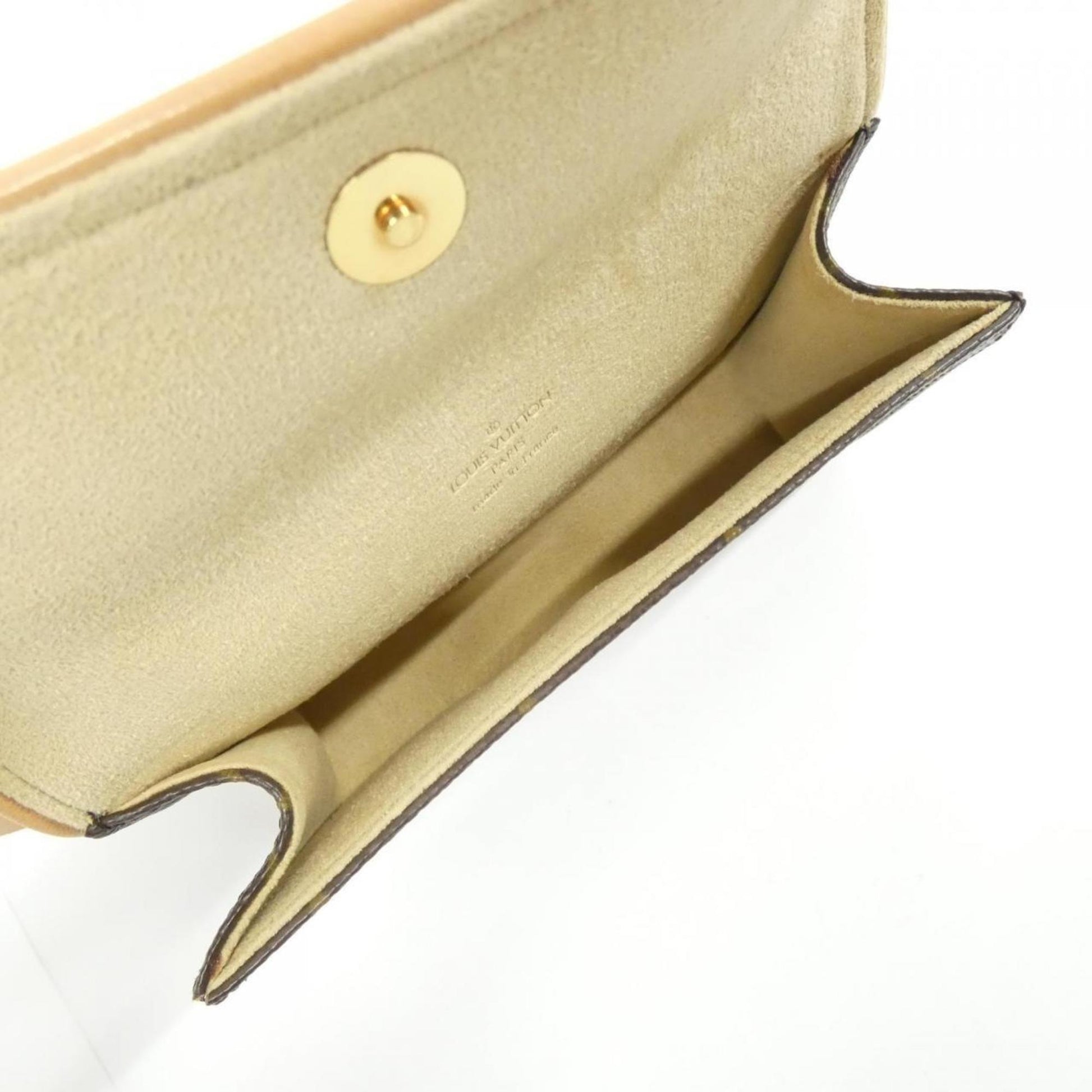 Louis Vuitton Florentine, Brown, Canvas, clutch