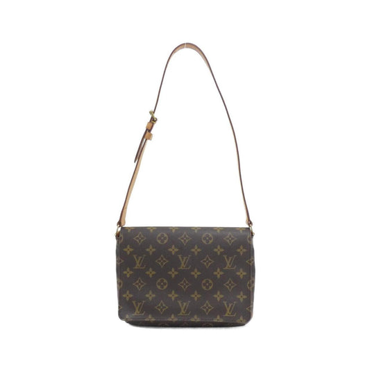 Louis Vuitton Musette Tango, Brown, Canvas, shoulder