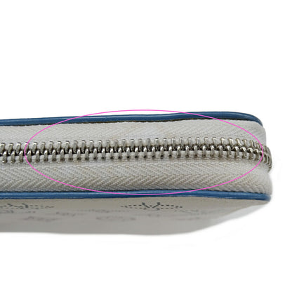 Louis Vuitton Mahina, Blue, Leather, wallet
