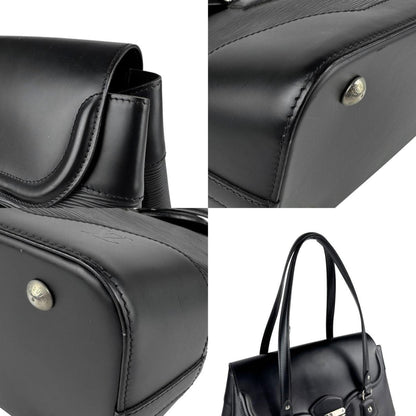 Louis Vuitton Bagatelle, Black, Leather, shoulder