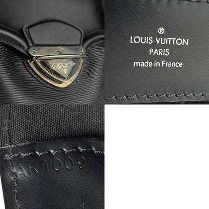 Louis Vuitton Bagatelle, Black, Leather, shoulder