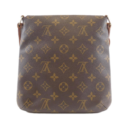 Louis Vuitton Musette Salsa, Brown, Canvas, shoulder