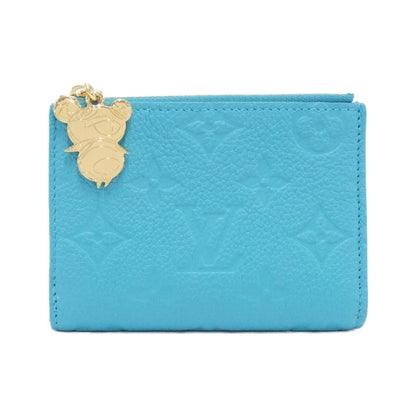 Louis Vuitton Lisa, Blue, Leather, wallet