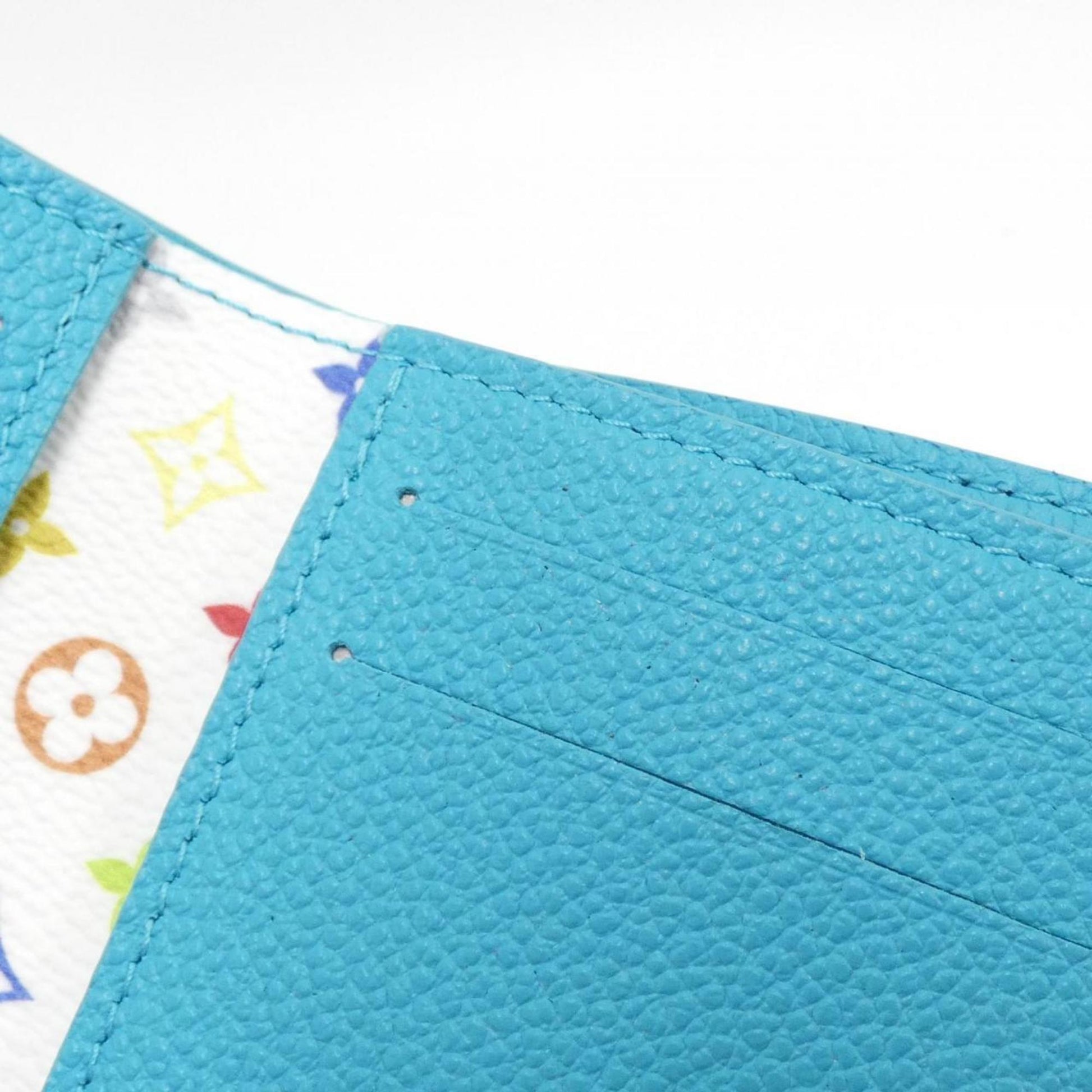 Louis Vuitton Lisa, Blue, Leather, wallet