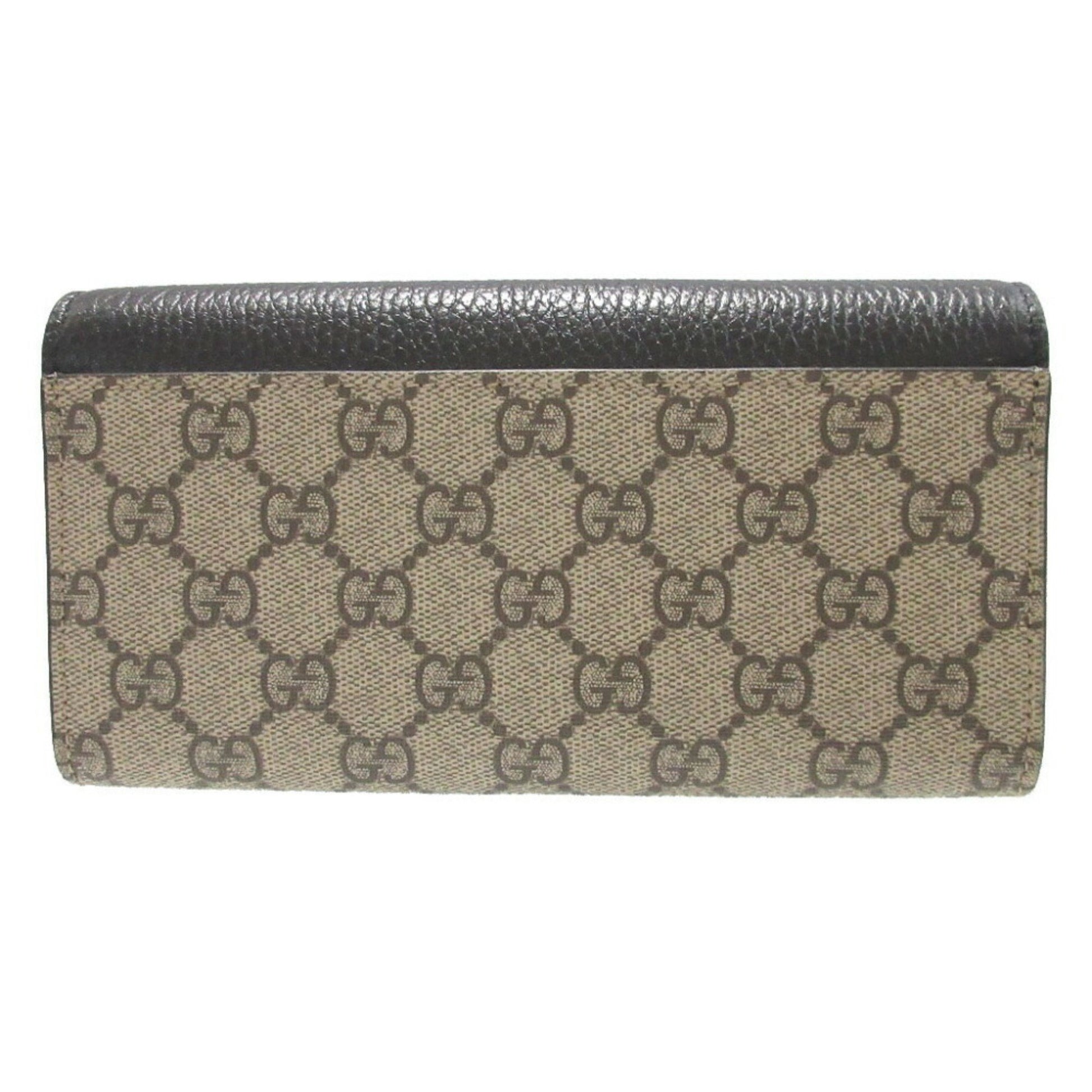 Gucci GG Marmont, Beige, "CANVAS, LEATHER", wallet