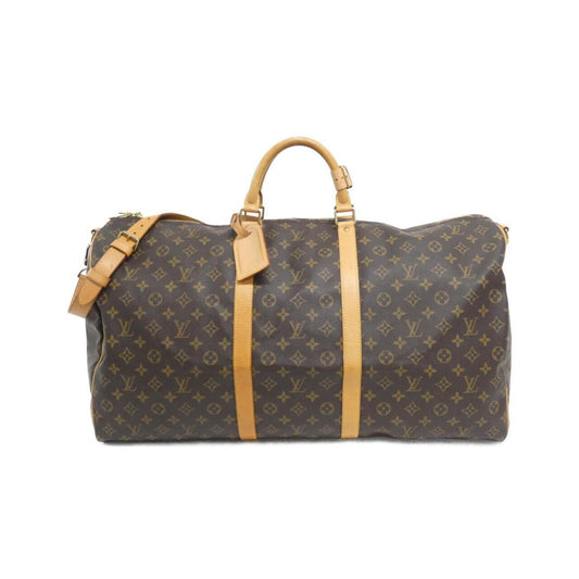 Louis Vuitton Keepall Bandoulière 60, Brown, Canvas, travel