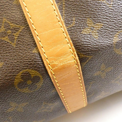 Louis Vuitton Keepall Bandouliere 55, Brown, Canvas, travel