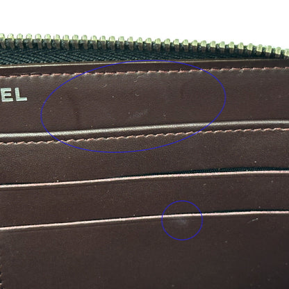 Chanel, Black, Leather, wallet