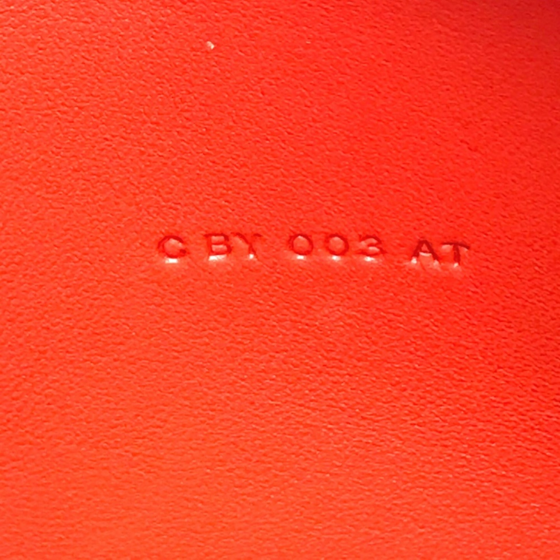 Hermès dOGON gm, Red, Leather, wallet