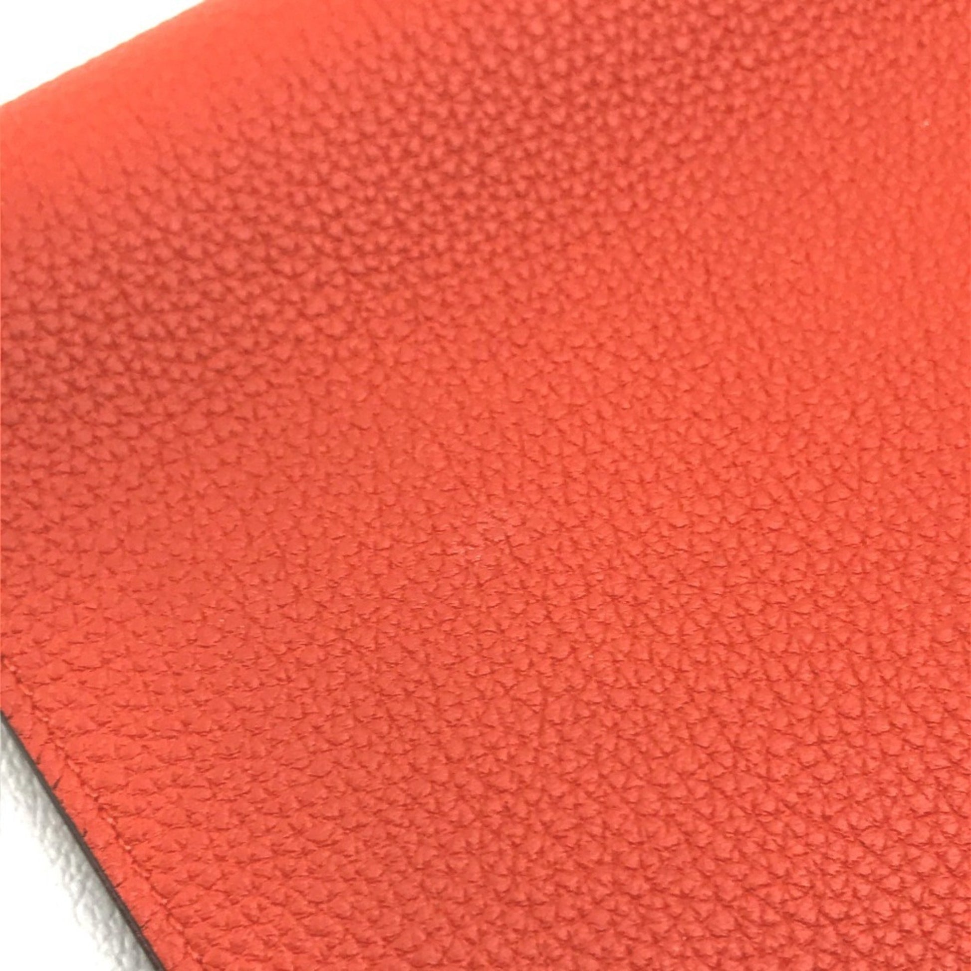 Hermès dOGON gm, Red, Leather, wallet