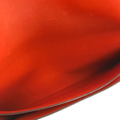 Hermès dOGON gm, Red, Leather, wallet