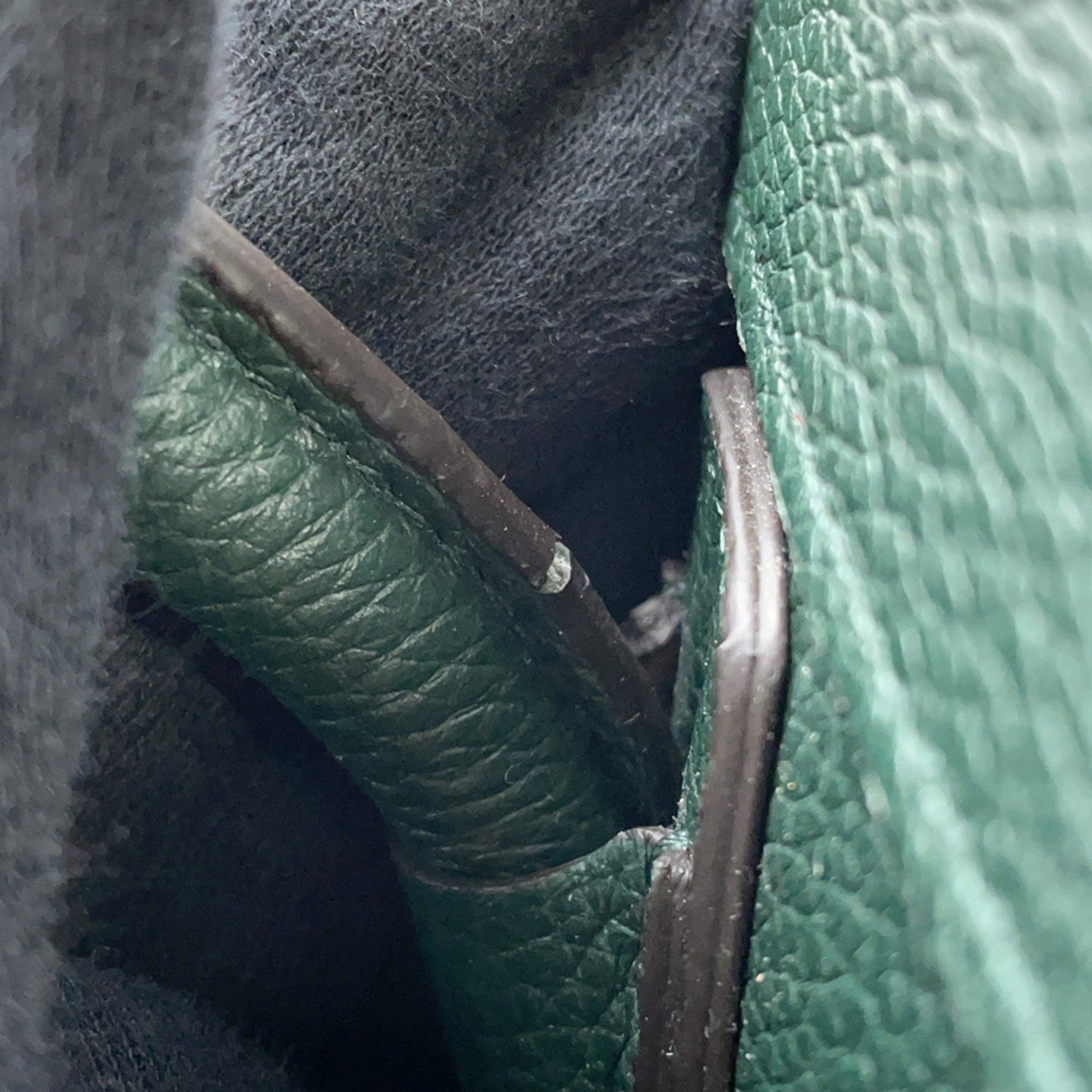 Céline Micro Luggage, Green, Leather, handbag
