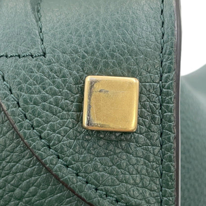 Céline Micro Luggage, Green, Leather, handbag