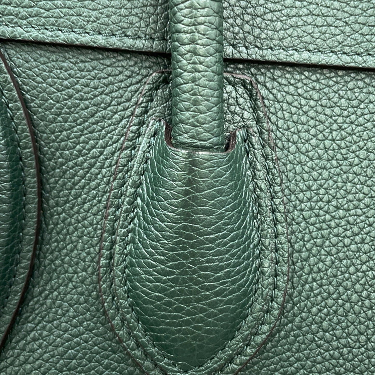 Céline Micro Luggage, Green, Leather, handbag