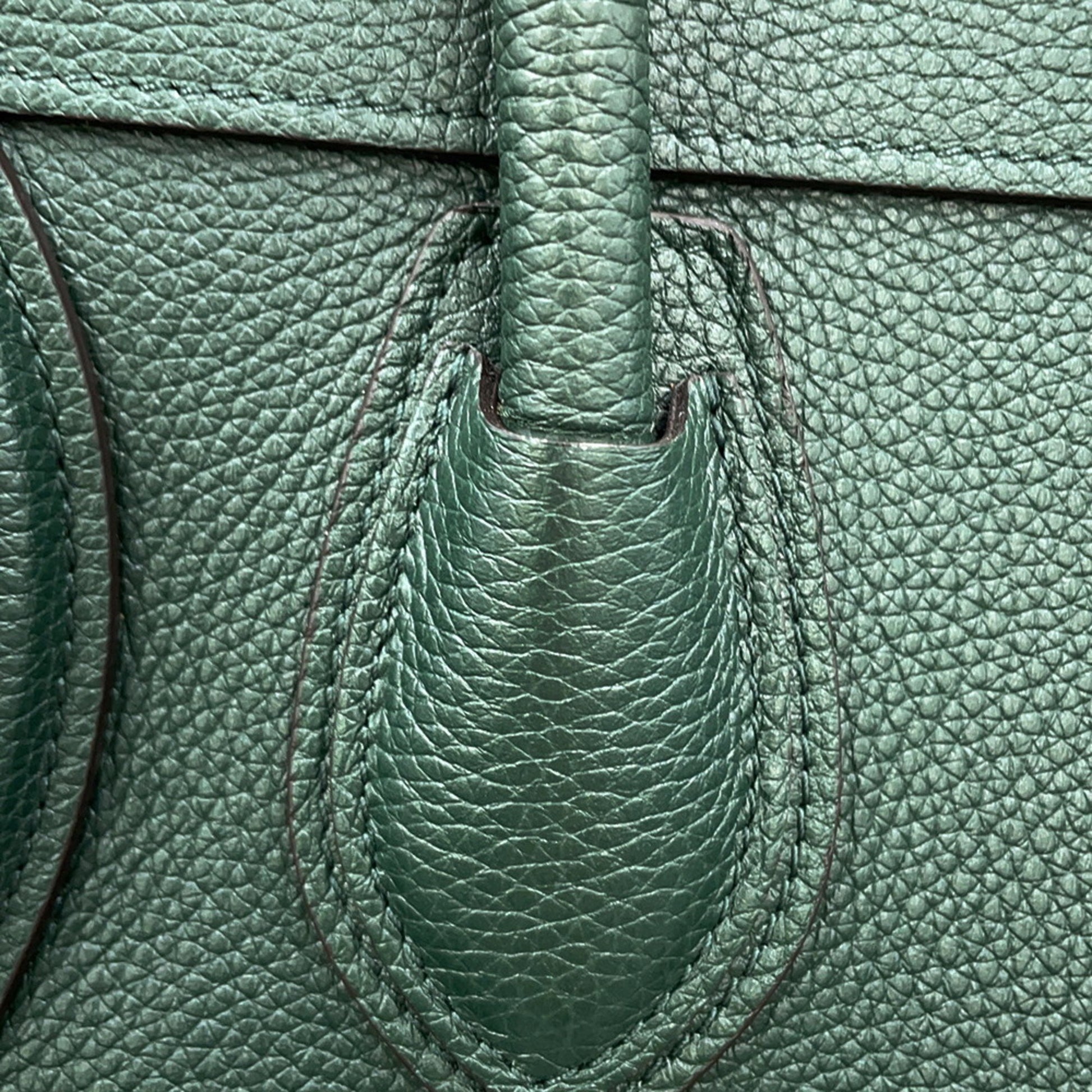 Céline Micro Luggage, Green, Leather, handbag