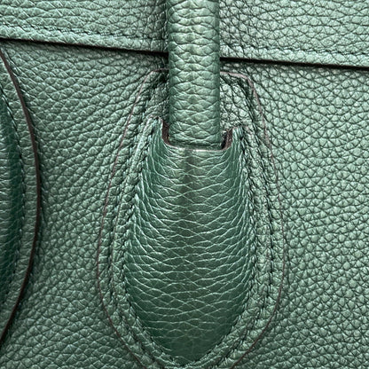 Céline Micro Luggage, Green, Leather, handbag
