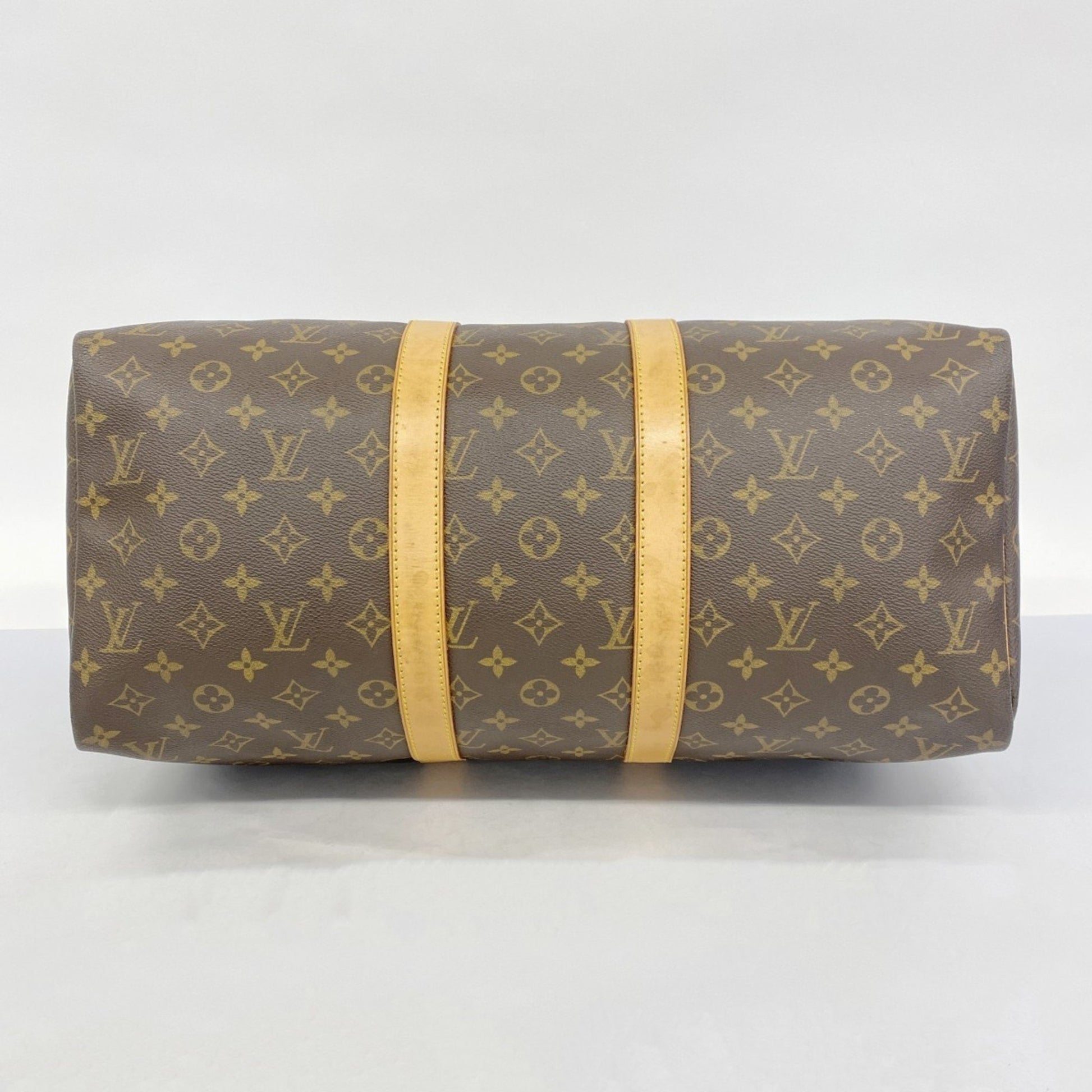 Louis Vuitton Keepall 45, Brown, Canvas, travel