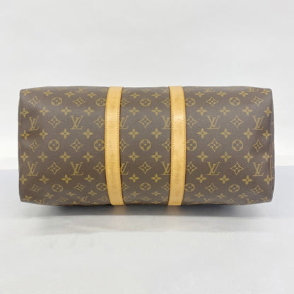 Louis Vuitton Keepall 45, Brown, Canvas, travel