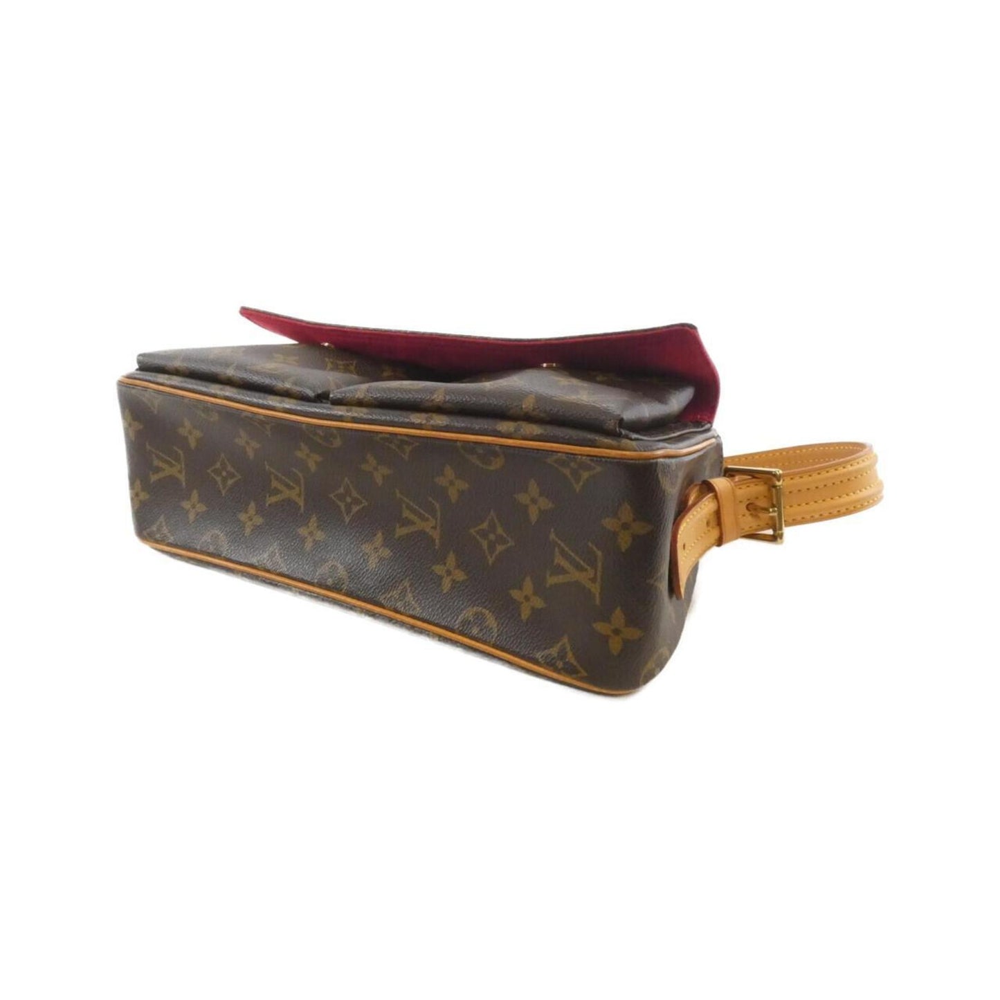 Louis Vuitton Viva Cité, Brown, Canvas, shoulder