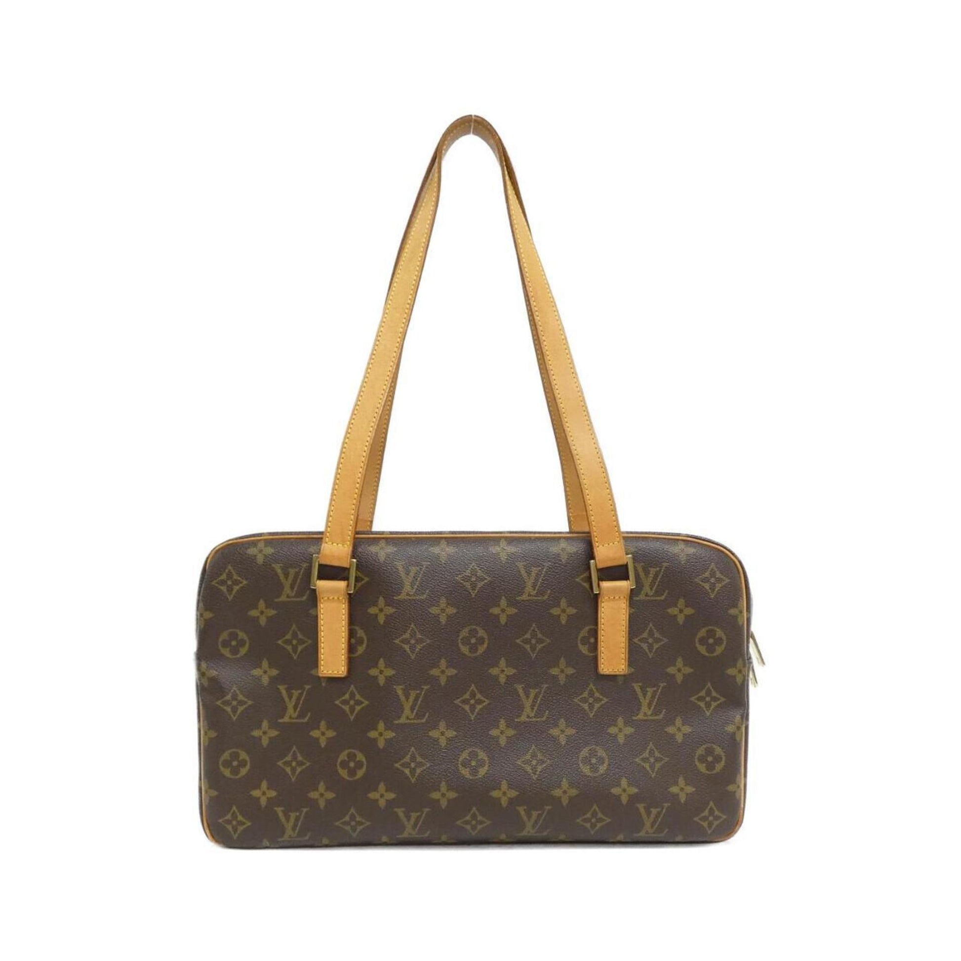Louis Vuitton Cite, Brown, Canvas, shoulder