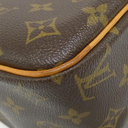 Louis Vuitton Cite, Brown, Canvas, shoulder