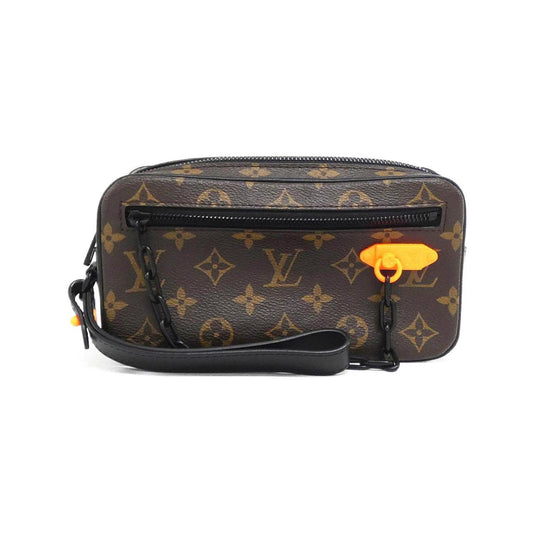 Louis Vuitton Solar, Brown, Canvas, clutch