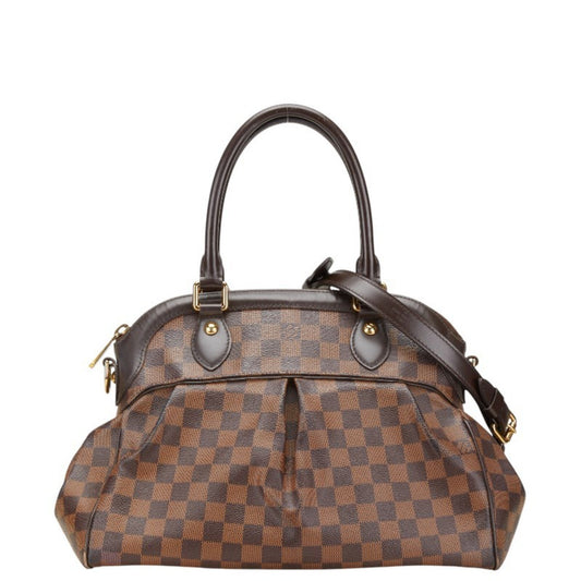 Louis Vuitton Trevi, Brown, Canvas, handbag