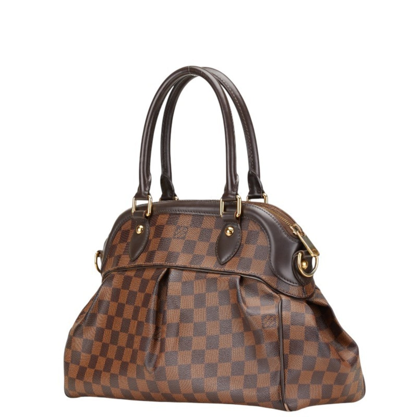 Louis Vuitton Trevi, Brown, Canvas, handbag