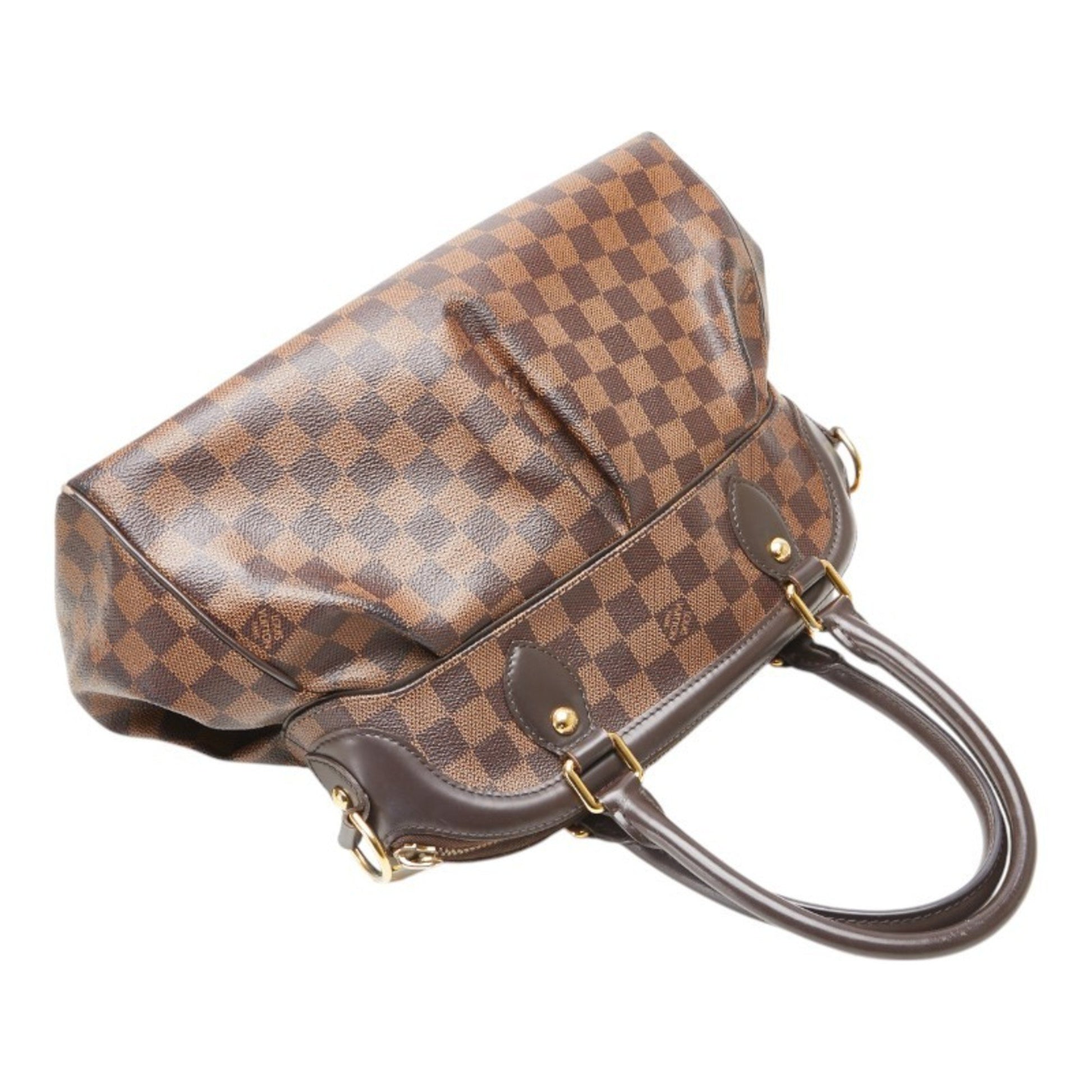 Louis Vuitton Trevi, Brown, Canvas, handbag