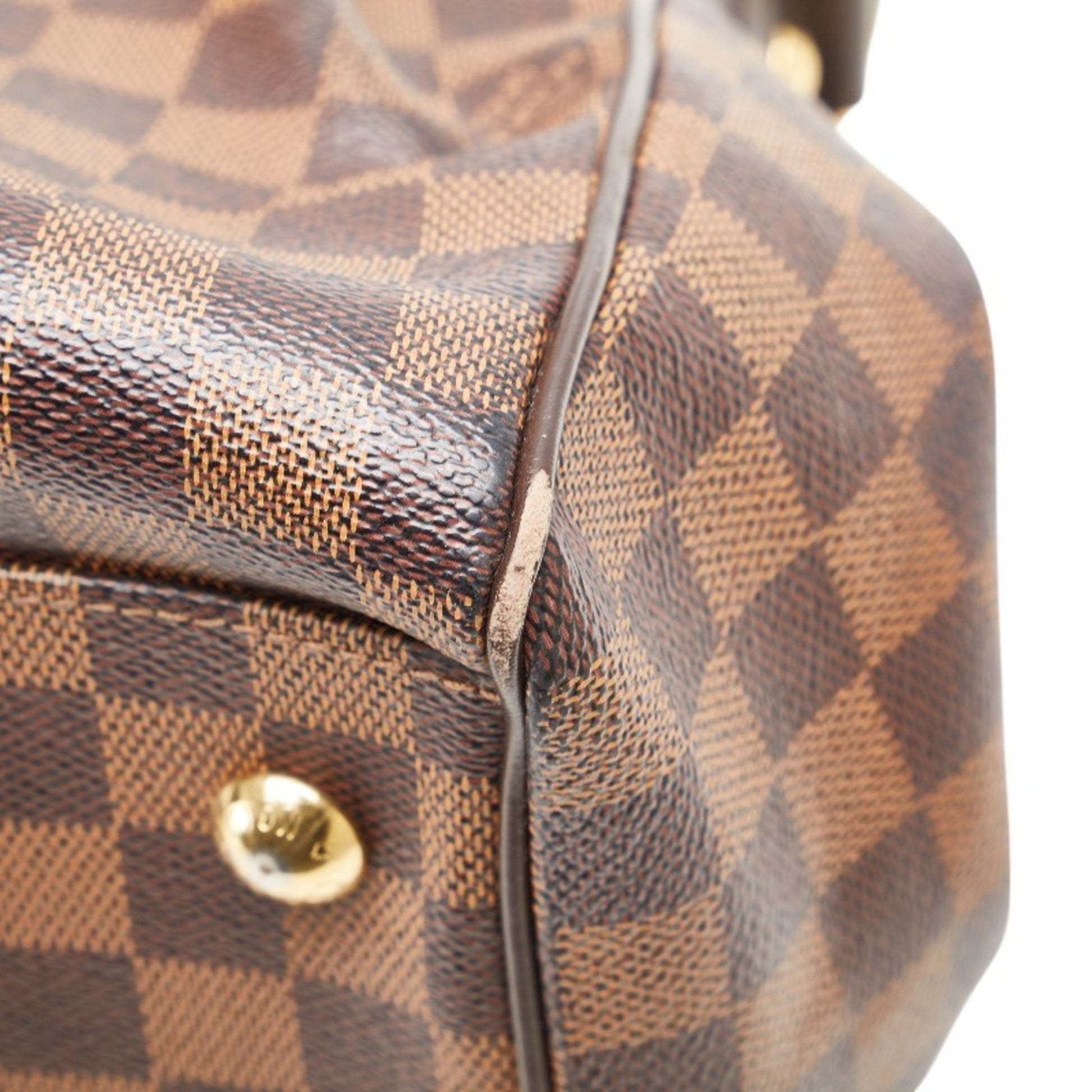 Louis Vuitton Trevi, Brown, Canvas, handbag