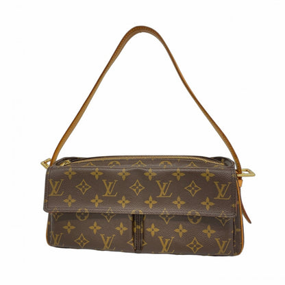 Louis Vuitton Viva Cité, Brown, Canvas, shoulder