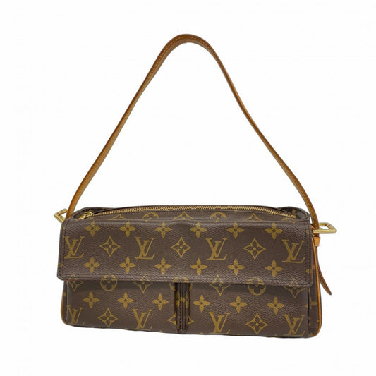 Louis Vuitton Viva Cité, Brown, Canvas, shoulder