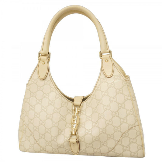 Gucci Jackie, Beige, Leather, shoulder