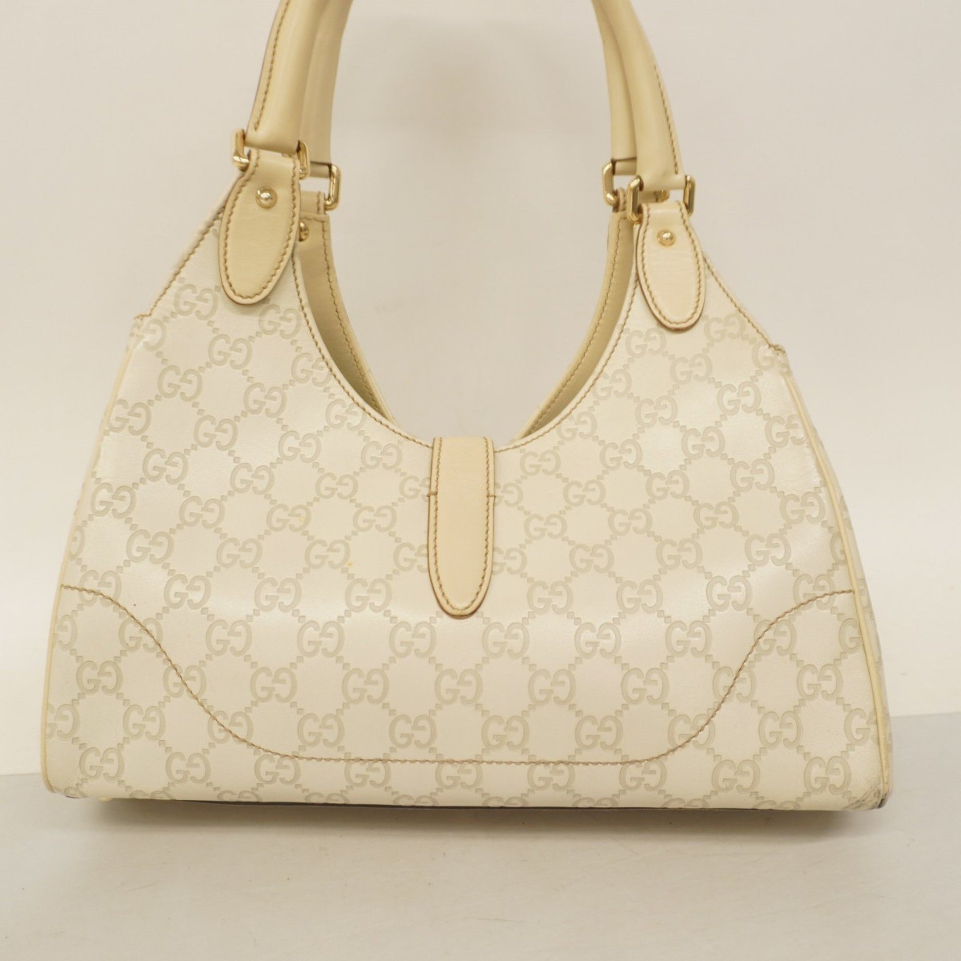 Gucci Jackie, Beige, Leather, shoulder