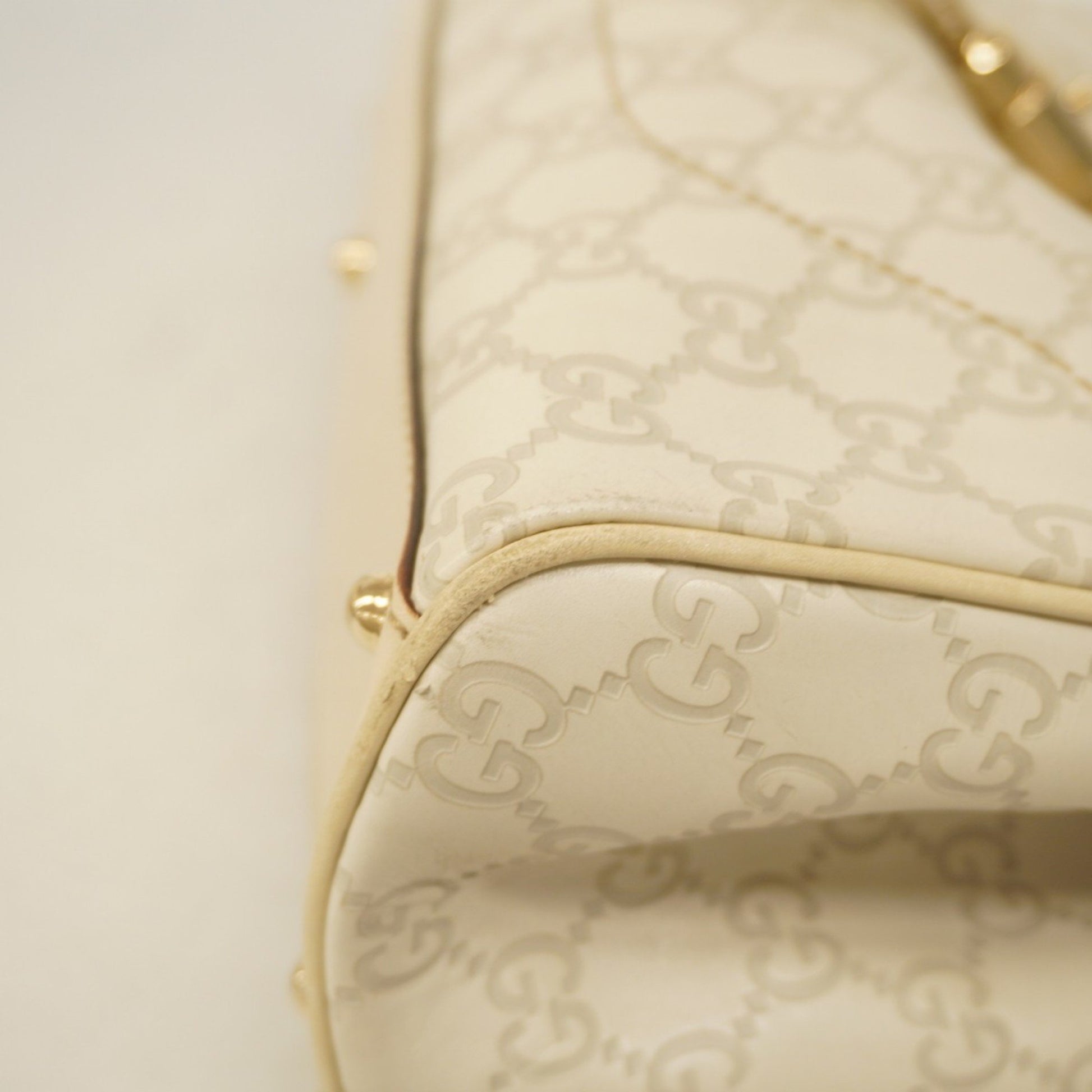 Gucci Jackie, Beige, Leather, shoulder