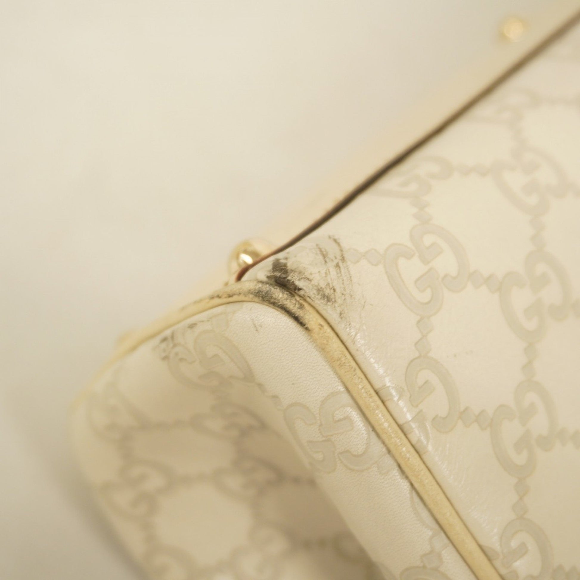 Gucci Jackie, Beige, Leather, shoulder