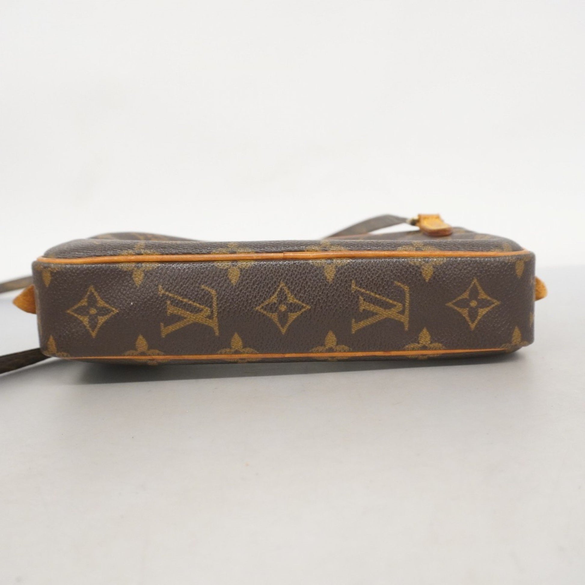 Louis Vuitton Marly, Brown, Canvas, shoulder