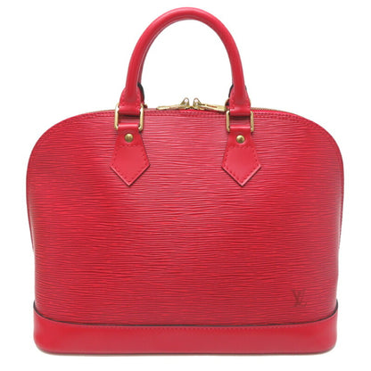 Louis Vuitton Alma, Red, Leather, handbag