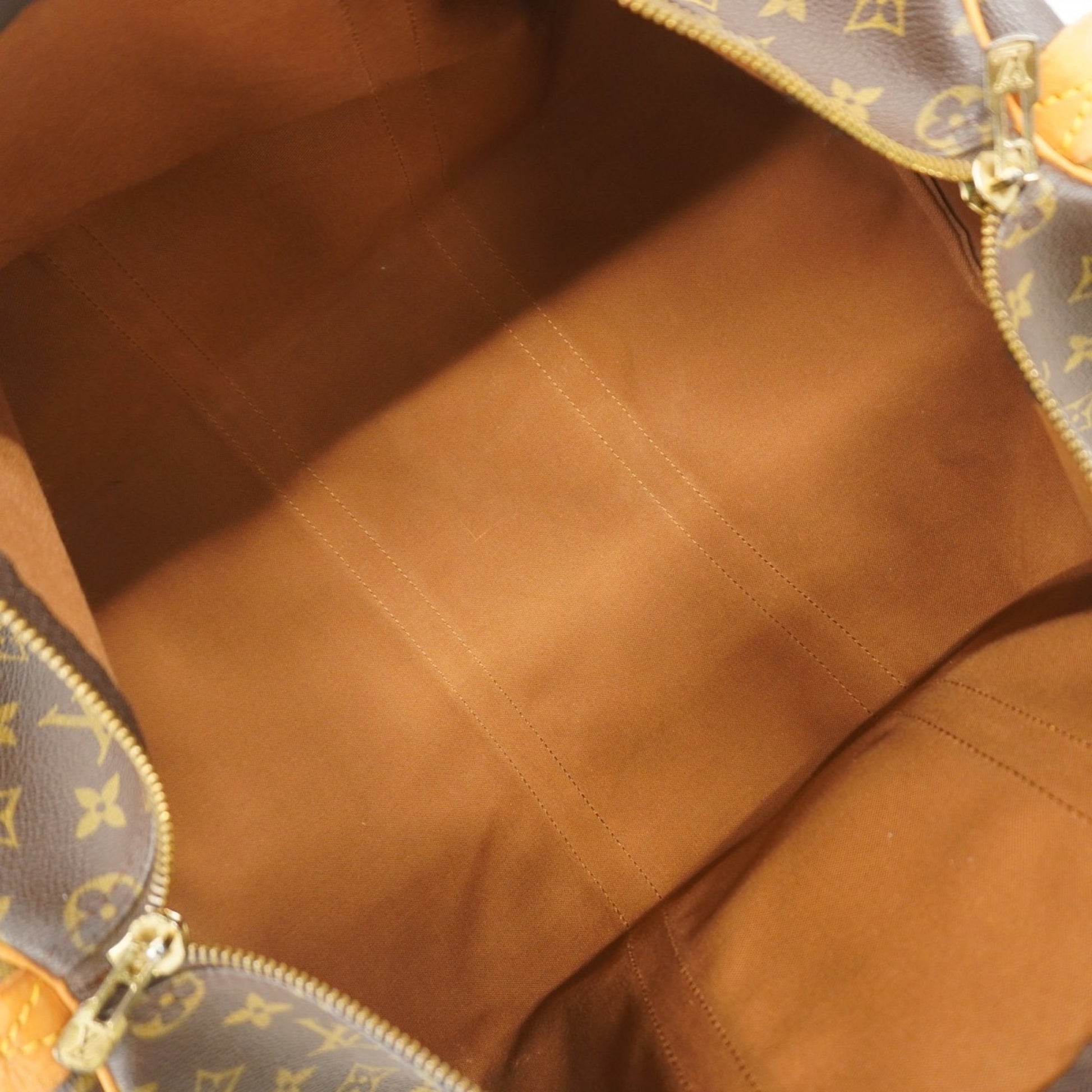 Louis Vuitton Keepall 50, Brown, Canvas, travel