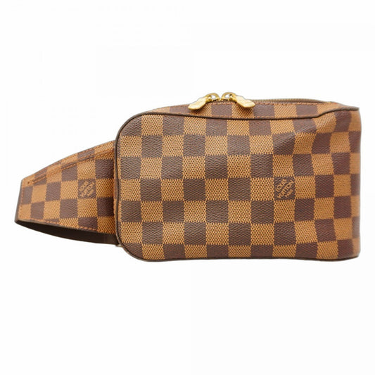 Louis Vuitton Geronimo, Brown, Canvas, shoulder