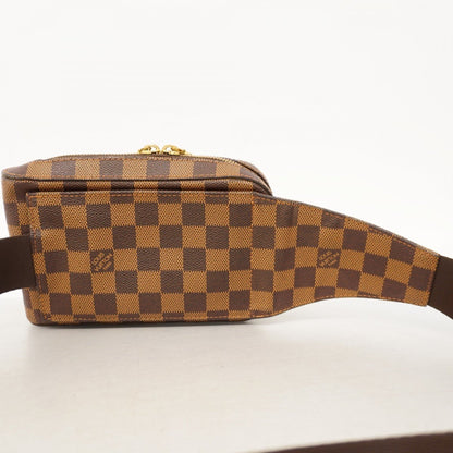 Louis Vuitton Geronimo, Brown, Canvas, shoulder