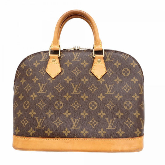 Louis Vuitton Alma, Brown, Canvas, handbag