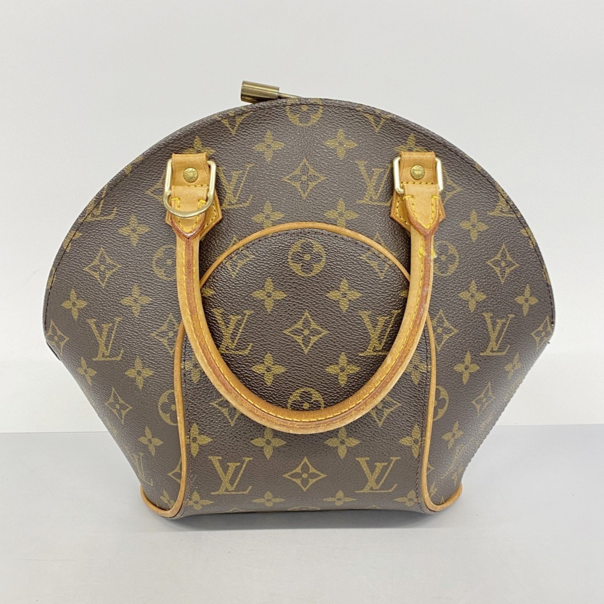 Louis Vuitton Ellipse, Brown, Canvas, handbag