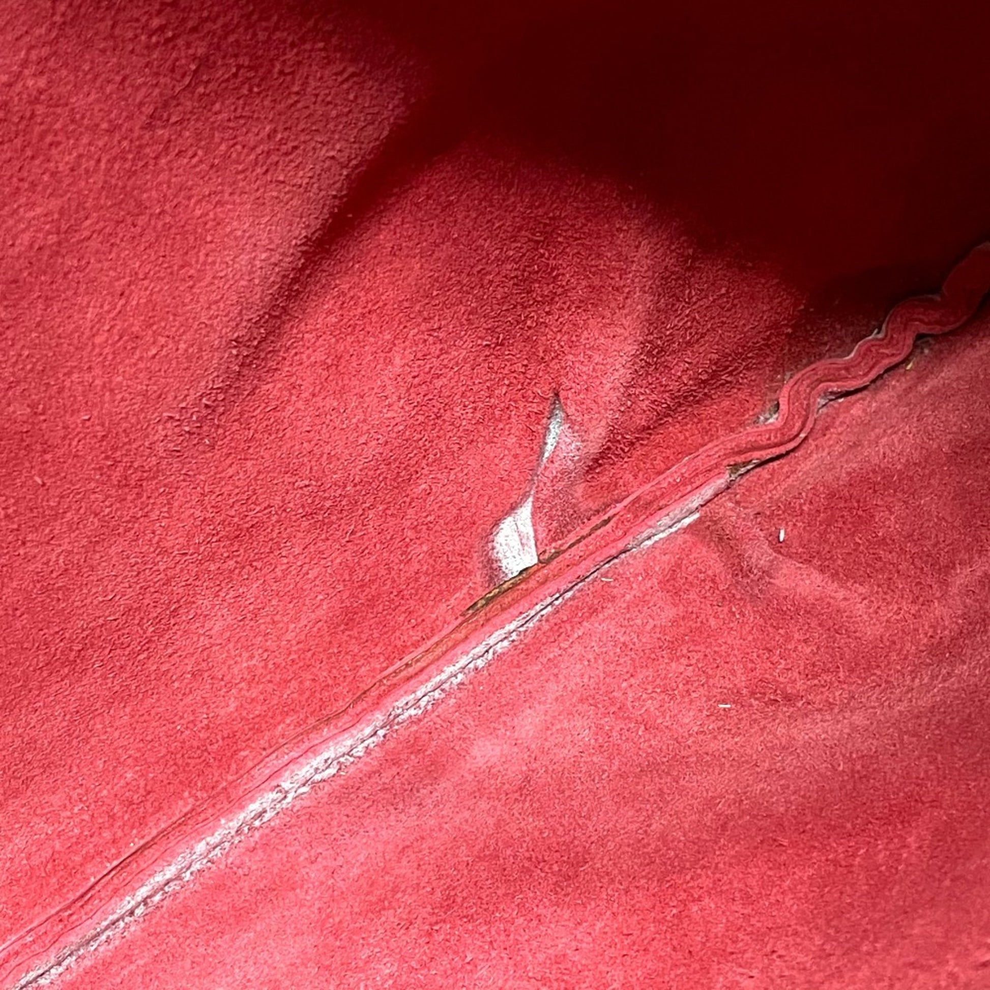 Hermès Rodeo, Red, Leather, shoulder